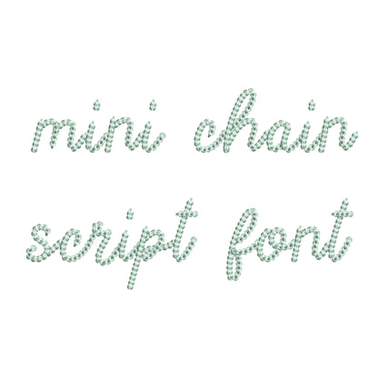 Tiny Chain Script Font