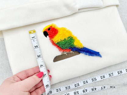 Fluffy Sun Conure Parrot