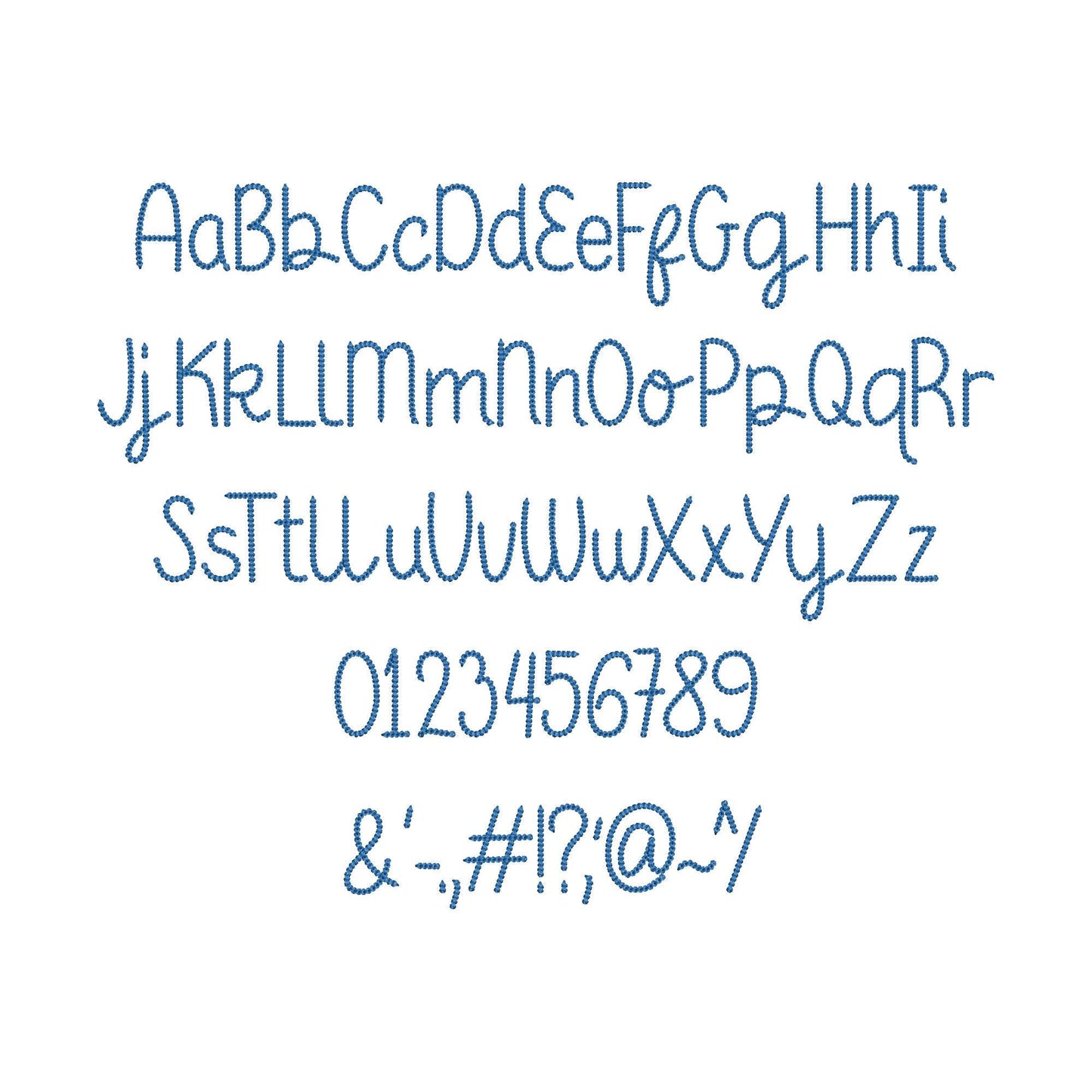 Extra Bold Mini Chain Font Summer