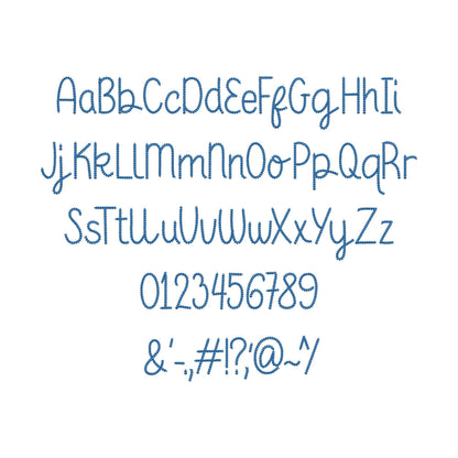 Extra Bold Mini Chain Font Summer