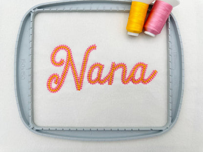 Double Chain Font Spun