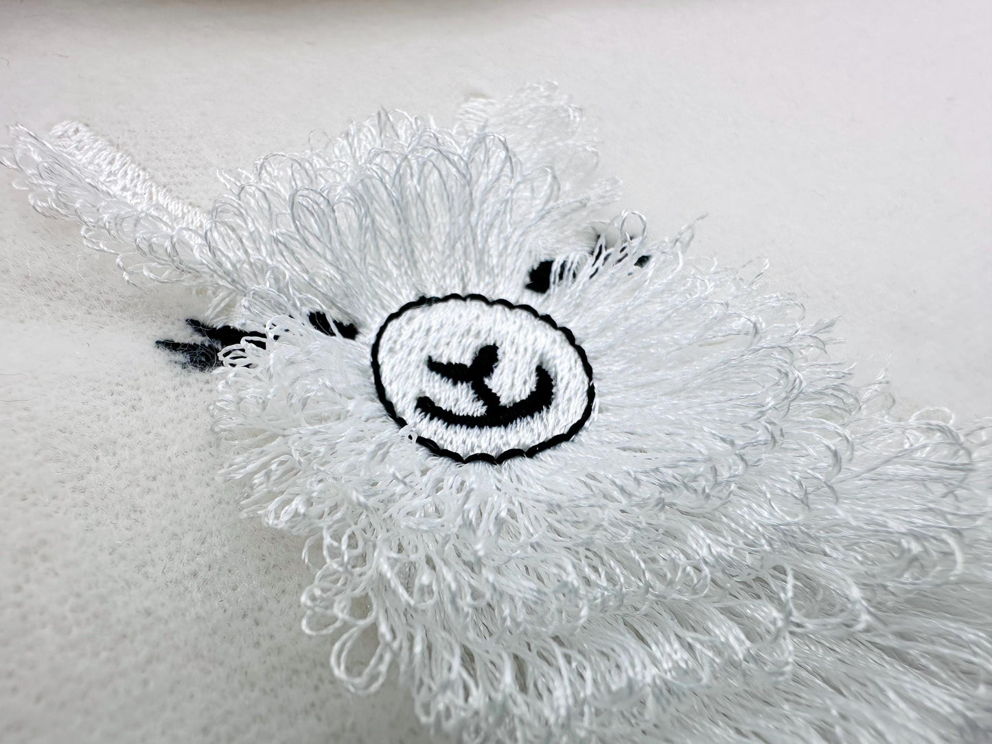 Fluffy Floral Llama Alpaca