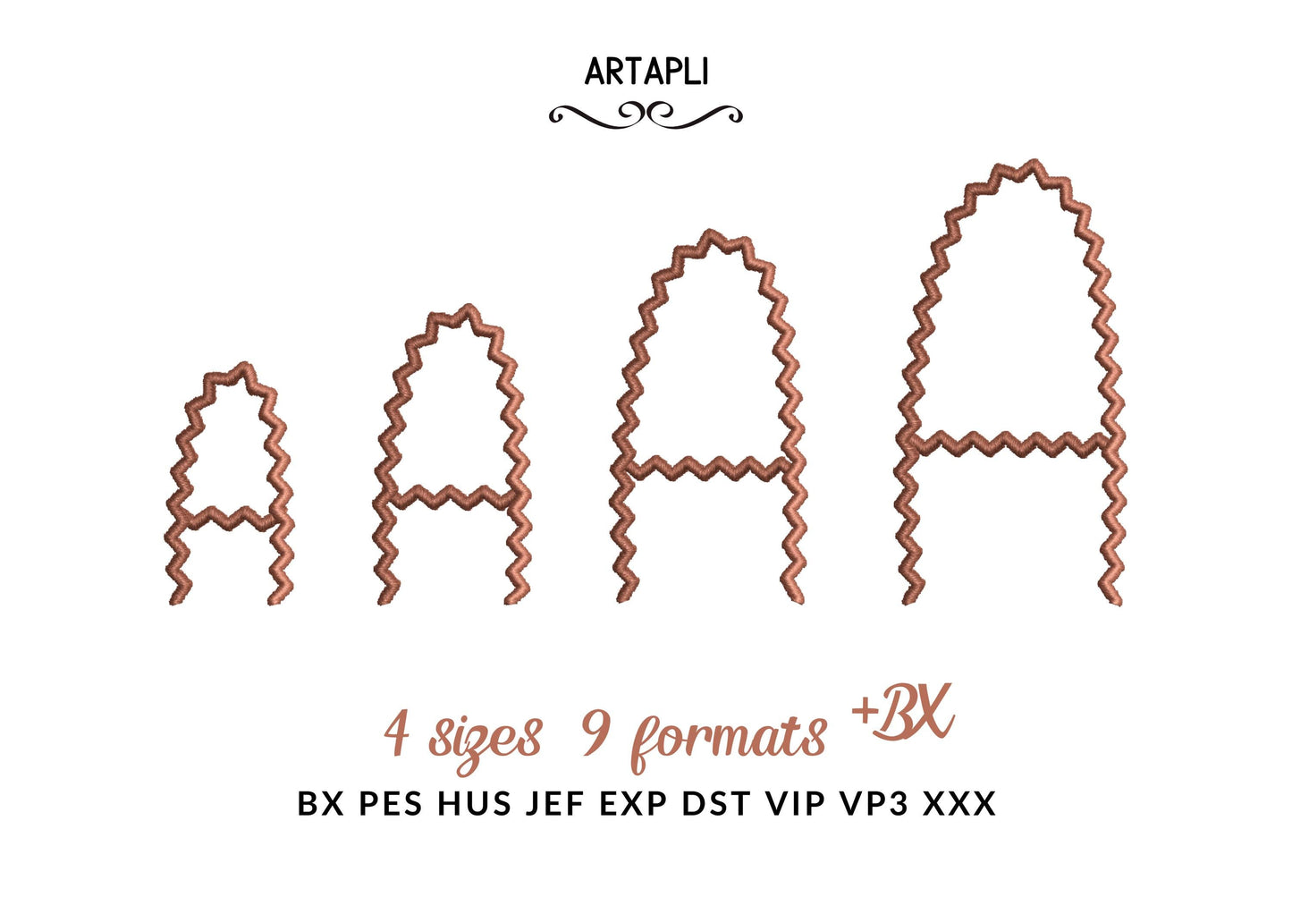 RicRac stitch Font Sunwave