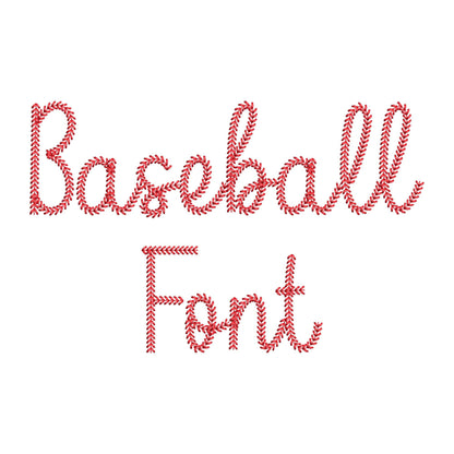 Handwritten Baseball Font