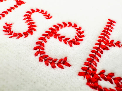 Baseball stitch Font Sunspun
