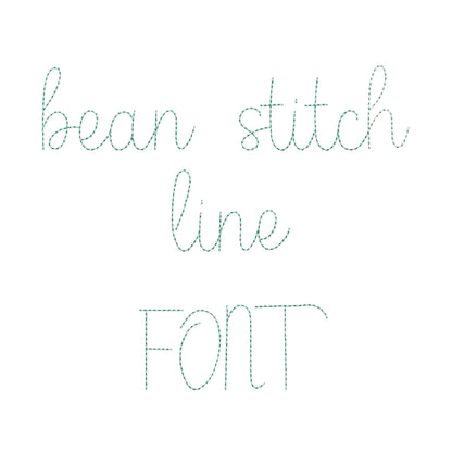 Bean Stitch Script Font