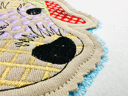 Dachshund Applique Patchwork