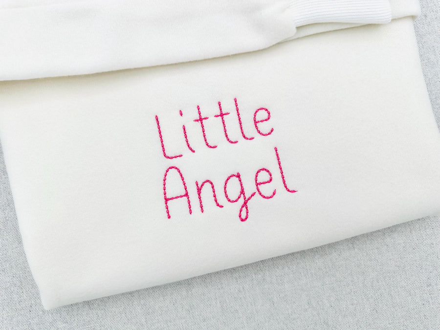 Hand stitch effect FONT Sunspun machine embroidery designs Monogram alphabet