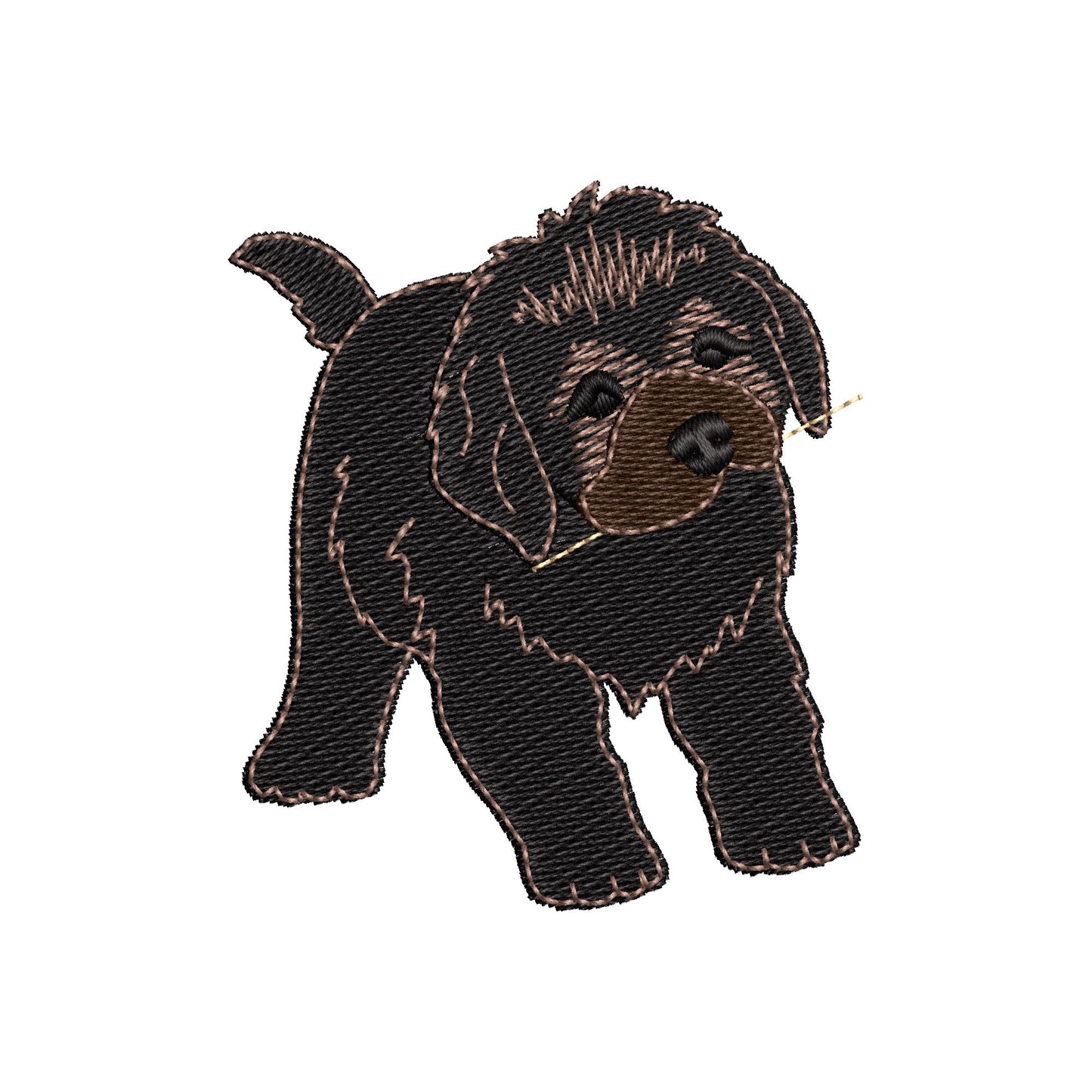 Playing Newfoundland Puppy ITH