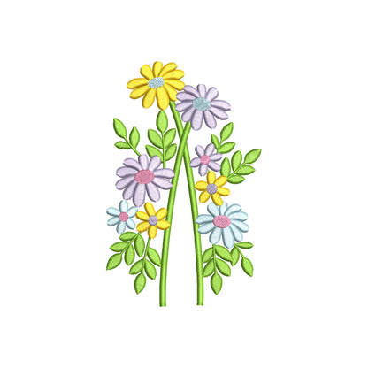 Floral Split Side Seam