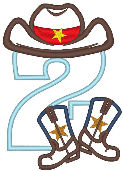 Cowboy Birthday Numbers 1 to 5