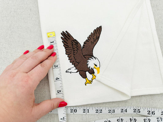 Flying Bald Eagle