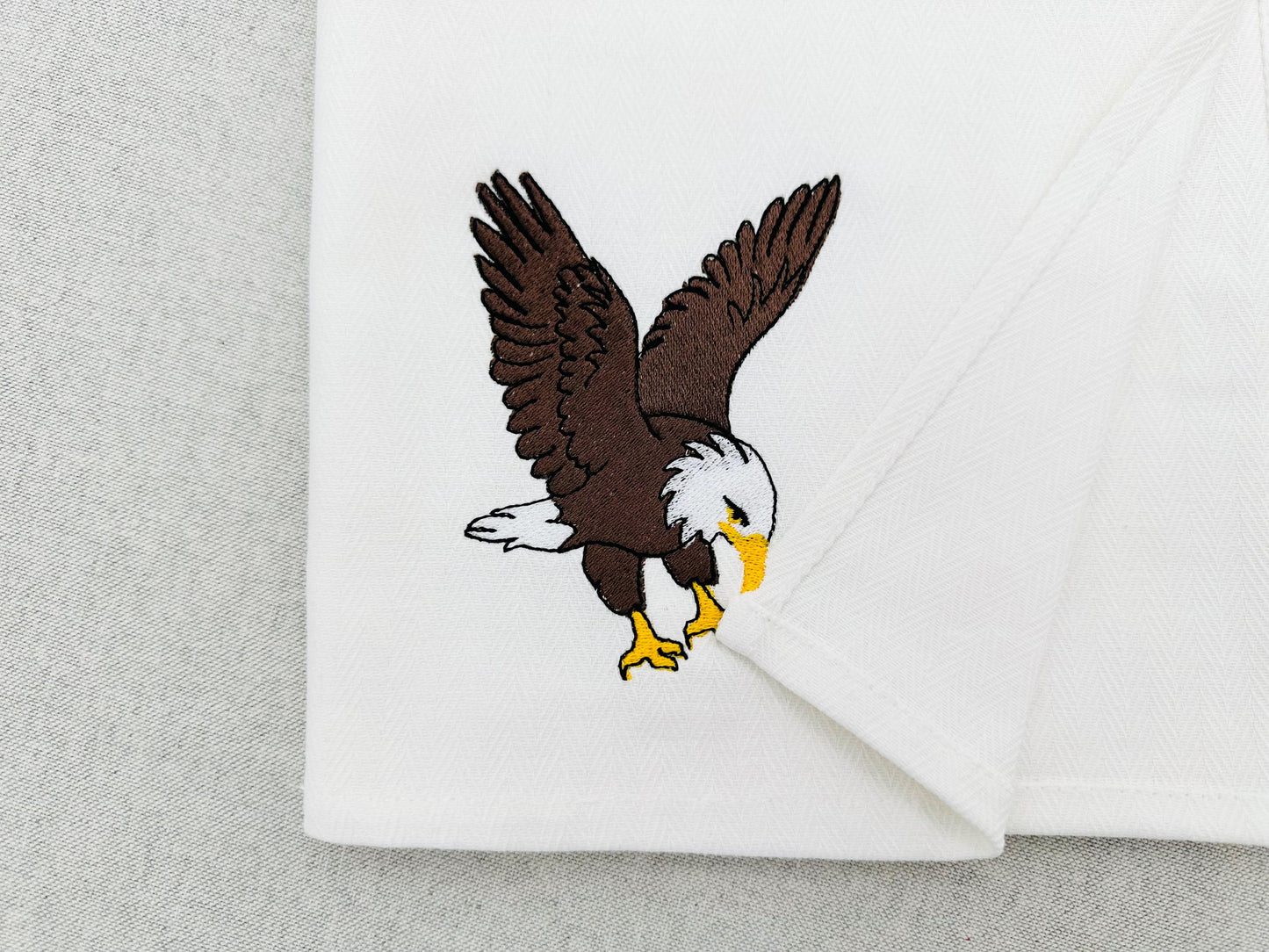 Flying Bald Eagle