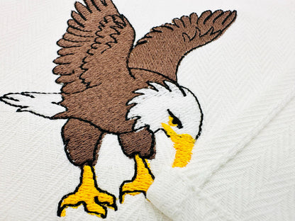 Flying Bald Eagle