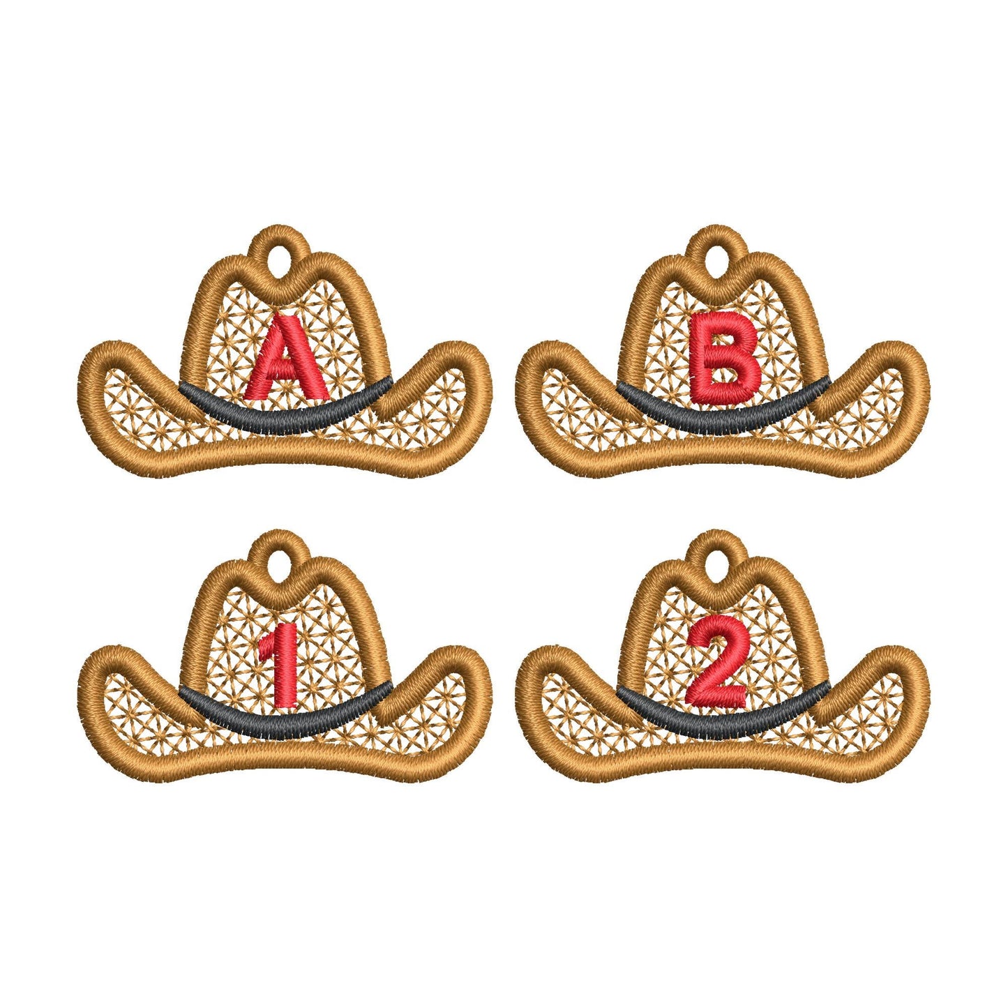 Cowboy Hat with Monogram FSL