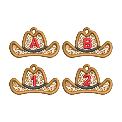 Cowboy Hat with Monogram FSL