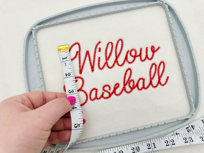 Handwritten Baseball Font