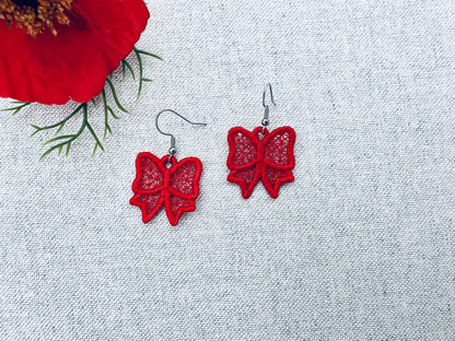 Bow Earrings Charm FSL