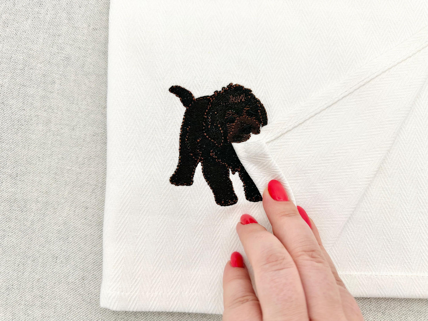 Playing Newfoundland Puppy ITH