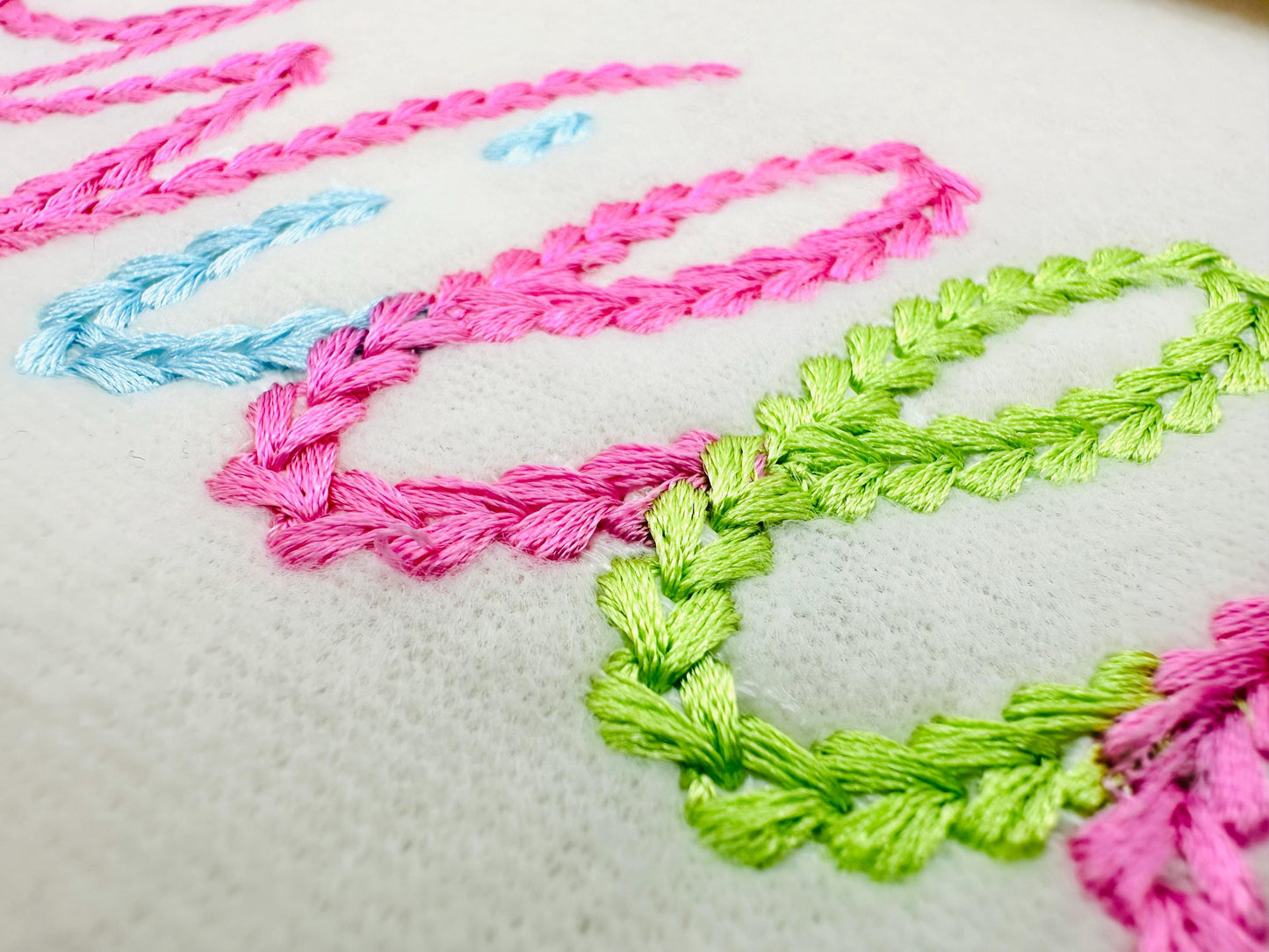 Extra Bold Chain Stitch Font