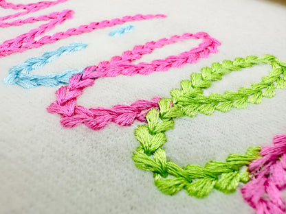 Extra Bold Chain Stitch Font