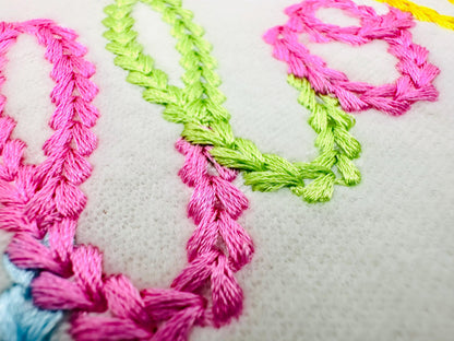 Extra Bold Chain Stitch Font