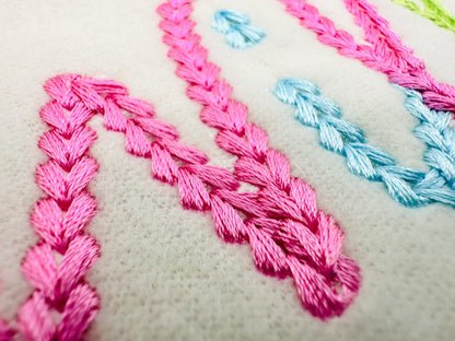Extra Bold Chain stitch FONT handwritten script Alphabet Monogram machine embroidery designs
