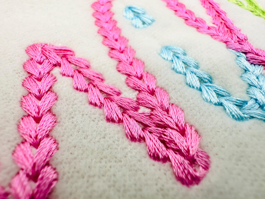Extra Bold Chain stitch FONT handwritten script Alphabet Monogram machine embroidery designs