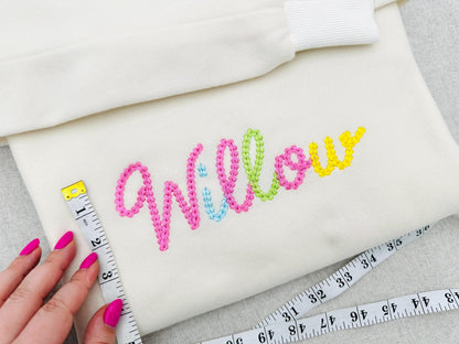 Extra Bold Chain Stitch Font