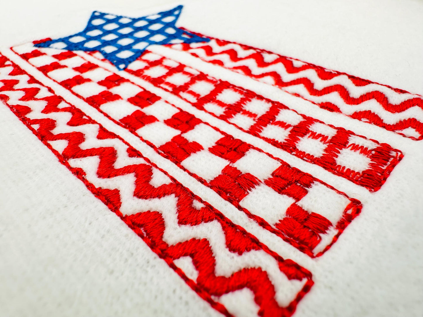 Patchwork US Flag