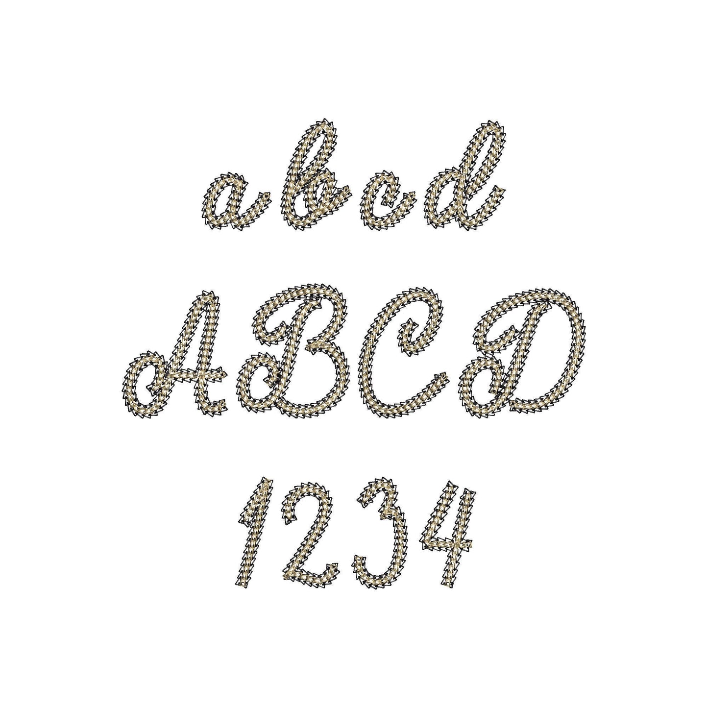 Double Chain Font Spun