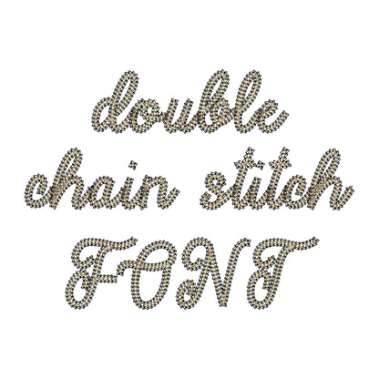 Double Chain Font Spun