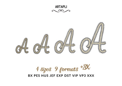 Double Chain Font Spun