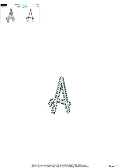 Double Chain Font Spark