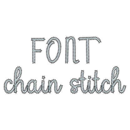 Double Chain Font Spark