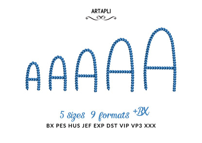 Extra Bold Mini Chain Font Summer