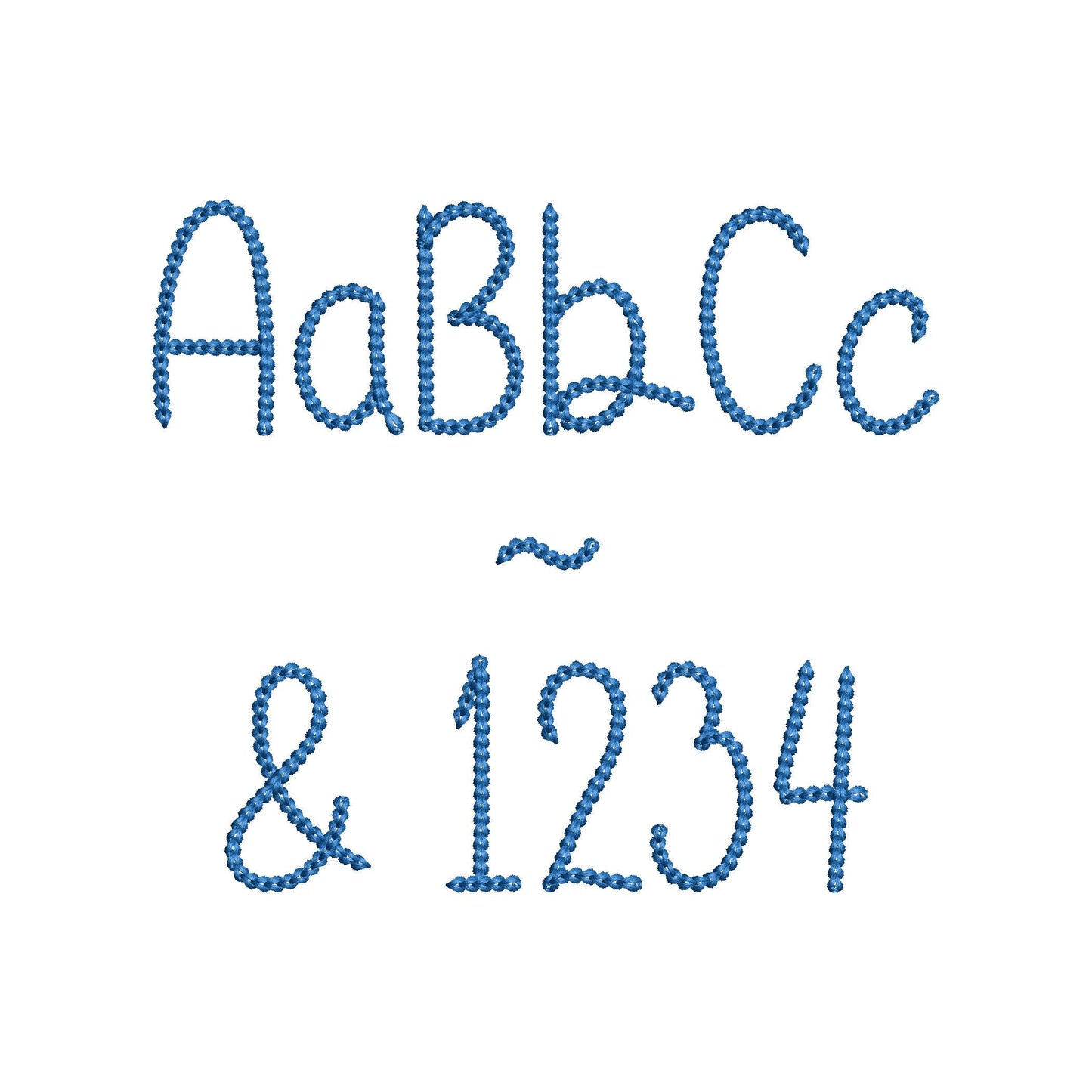 Extra Bold Mini Chain Font Summer