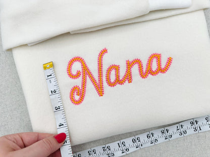 Double Chain Font Spun