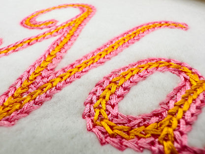 Double Chain Font Spun
