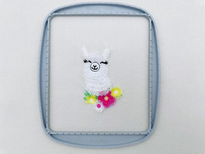 Fluffy Floral Llama Alpaca