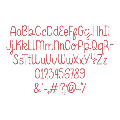 Baseball stitch Font Sunspun