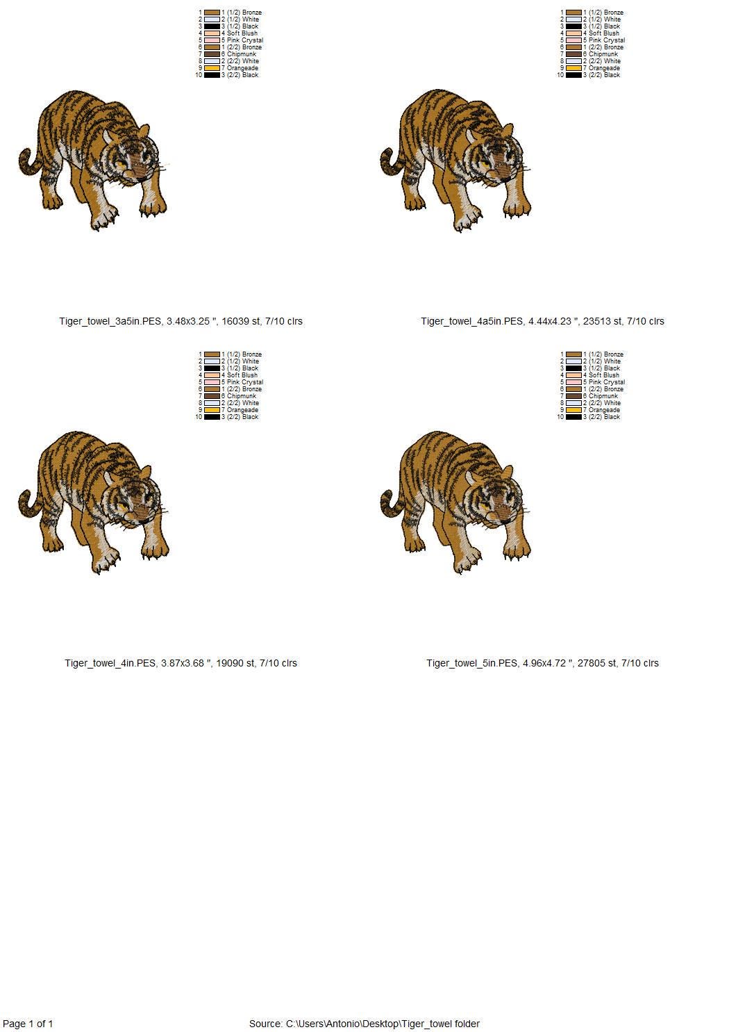 Naughty Tiger ITH