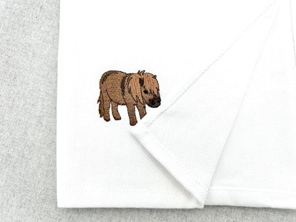 Playing Little Pony Animal Thief kitchen dish towel kids funny pet machine embroidery designs ITH