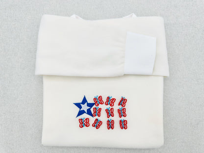 Patriotic Butterfly Flag 3D