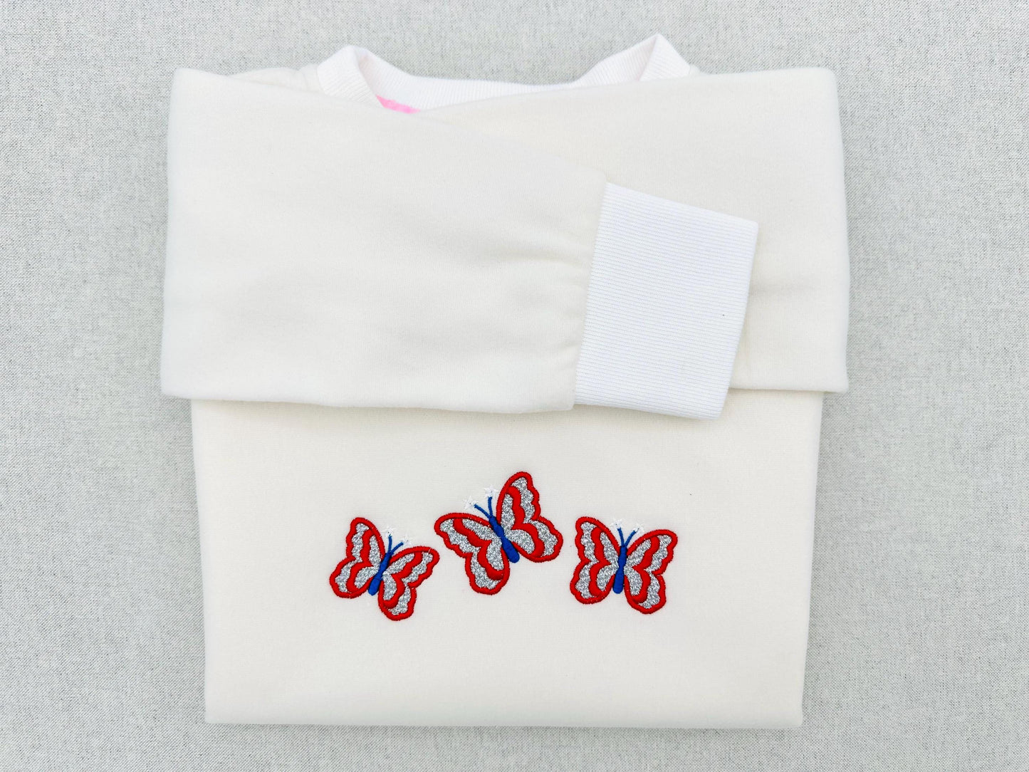 Patriotic Butterfly Glitter HTV