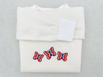 Patriotic Butterfly Glitter HTV
