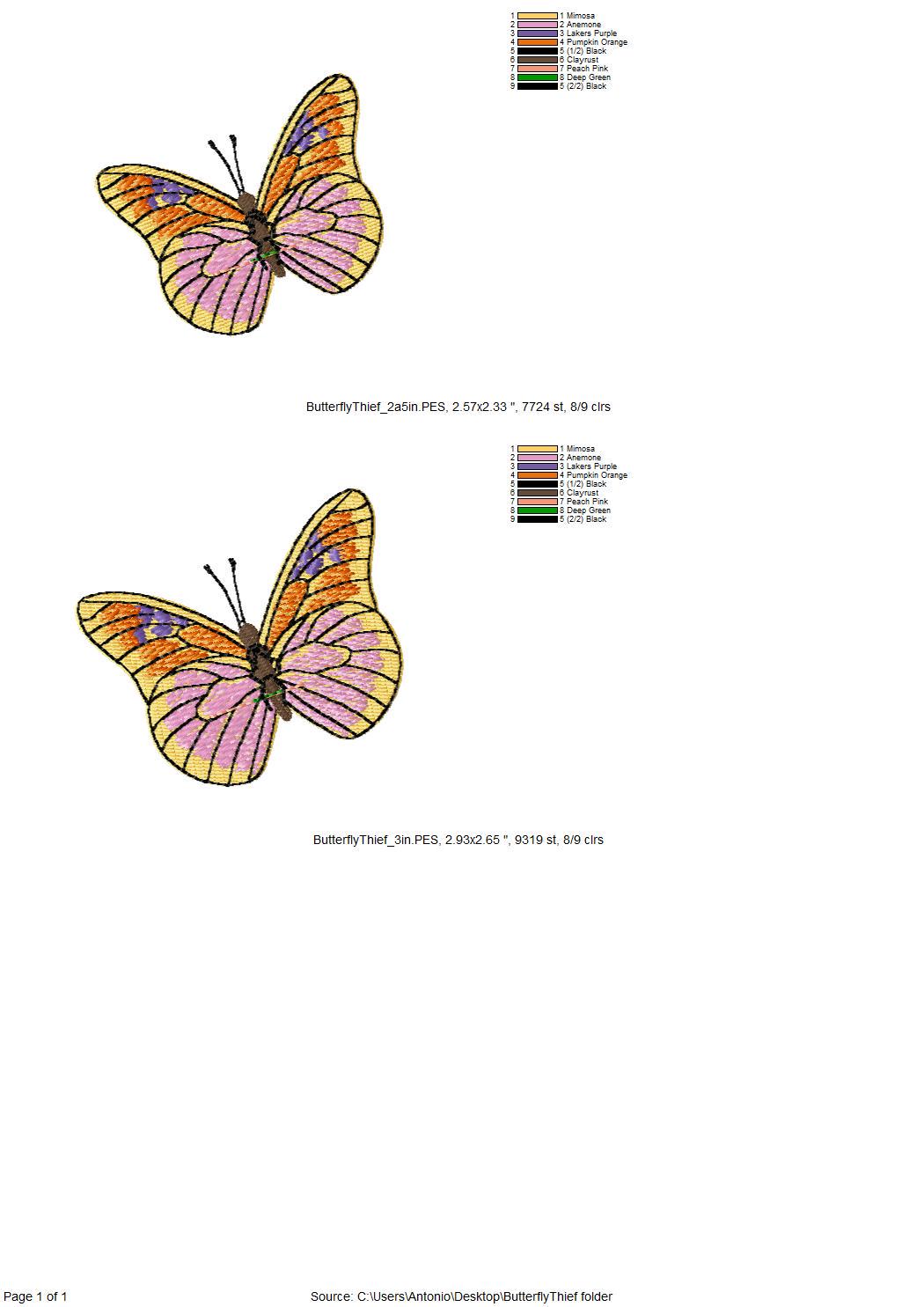 Flying Butterfly Thief