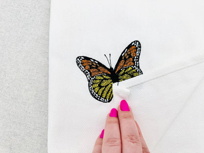 Flying Monarch Butterfly