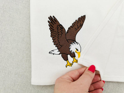 Flying Bald Eagle