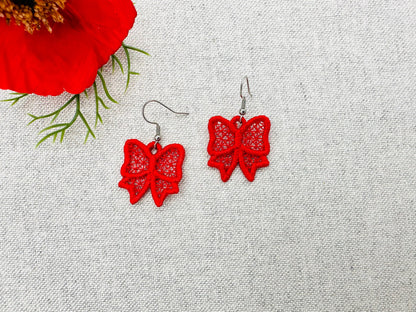 Bow Earrings Charm FSL